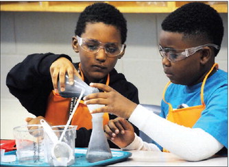 BASF chemist visits  Marion  Intermediate