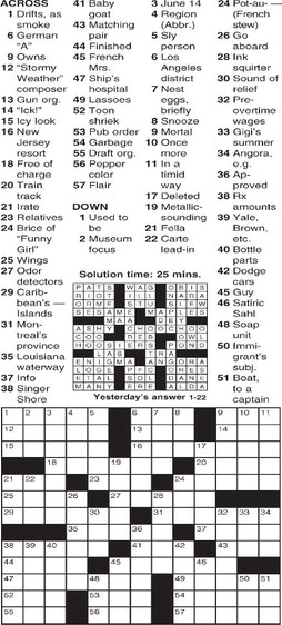 CROSSWORD