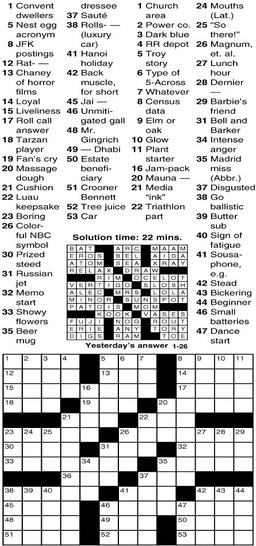 CROSSWORD