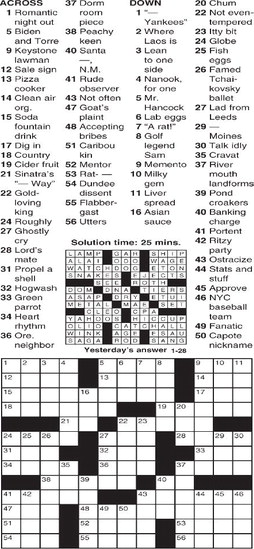 CROSSWORD