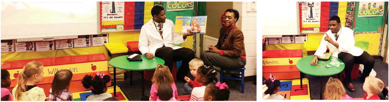 Kindergarten class gets science session