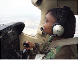 CAP cadet takes orientation flight