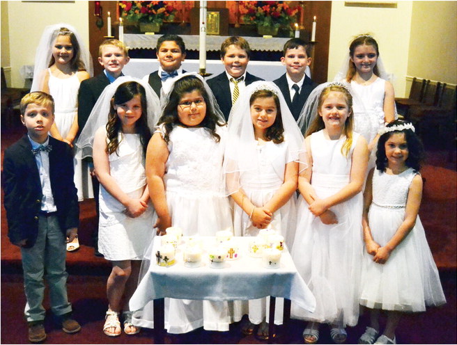 First  Communion at  St. Michaels  Catholic  Church