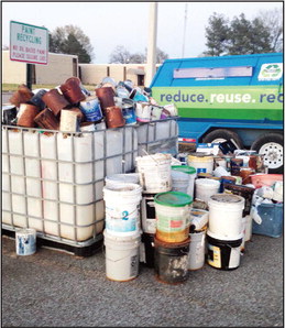 WM cans city’s paint recycling program