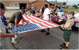 Scouts,  VFW honor ‘Old Glory’