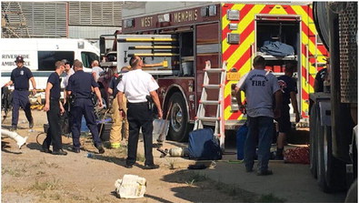 Dramatic rescue from Marked Tree grain bin