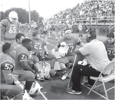 Marion offensive line becomes center of attention