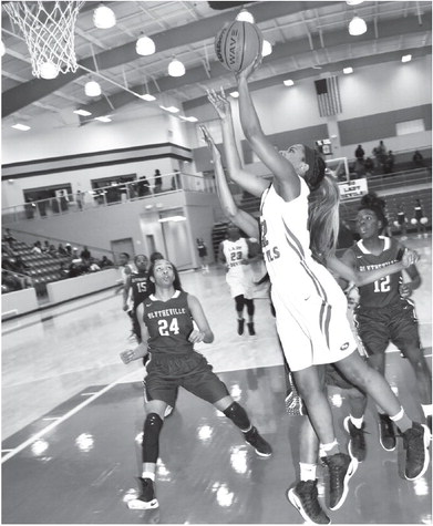 Shorthanded Lady Devils win second straight