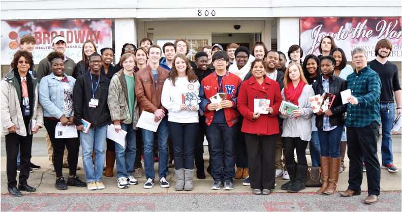 Beta Club Carolers