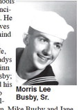 Morris Lee Busby, Sr.