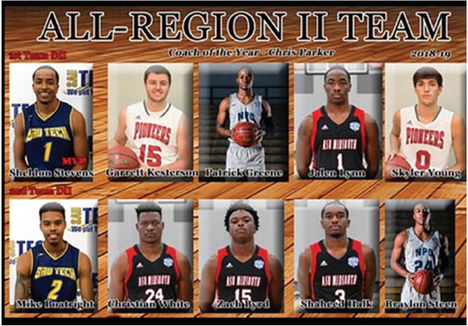 Four Greyhounds named to NJCAA All-Region Team